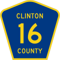 M1-6 County Route Marker