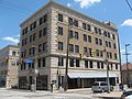 Eureka Building of the University of Pittsburgh, at the corner of Forbes Avenue and Halket Street.