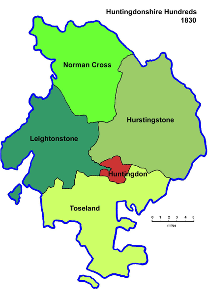 File:Huntingdonshire Hundreds 1830.png