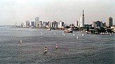 Lagos Island skyline.