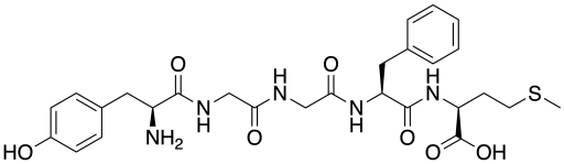 File:Met-enkephalin Structure.svg