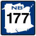 Route 177 marker