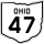 State Route 47 marker