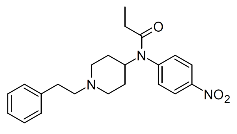 File:P-Nitrofentanyl structure.png