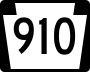 Pennsylvania Route 910 marker