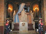 Buenos Aires Metropolitan Cathedral, mausoleum of General San Martín in Buenos Aires, Argentina