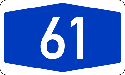 File:Bundesautobahn 61 number.svg