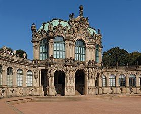 Zwinger, Dresden, Germany, by Matthäus Daniel Pöppelmann, 1719[171]