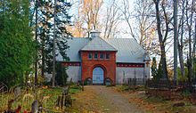 Laiuse cemetery chapel in Vilina