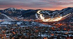 Overlooking Park City in November 2013