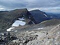 Södra Sytertoppen in the foreground and Norra Sytertoppen in the background.