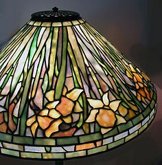 Daffodil Glass Table Lamp, designed by Clara Driscoll