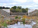 A drop structure at the creek