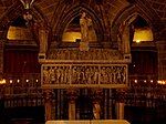 Tomb of Saint Eulalia in the crypt of Barcelona Cathedral