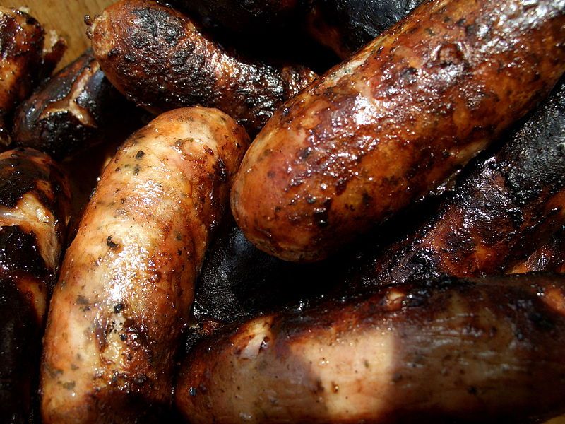 File:Grilled sausages.jpg