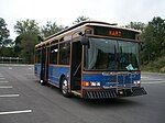 A Gillig Low Floor trolley replica