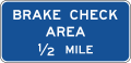 D5-13 Brake check area (distance)