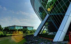 Infosys building at Mahindra World City