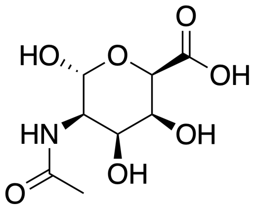 File:N-Acetyltalosaminuronic Acid Structure.svg