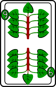 File:Playing card-german-blatt-09.svg