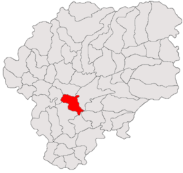 Location in Bistrița-Năsăud County