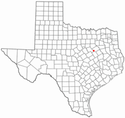 Location of Dawson, Texas