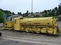 A compressed air locomotive by H.K. Porter, Inc., in use at the Homestake Mine, South Dakota, between 1928 and 1961