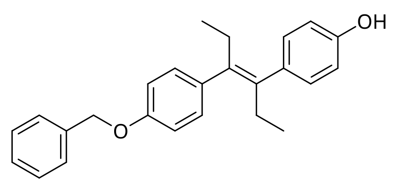 File:Diethylstilbestrol monobenzyl ether.svg