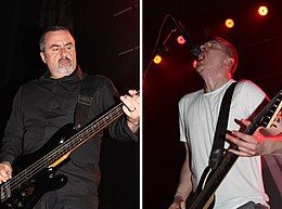 Godflesh performing on 22 April 2014: B. C. Green and Justin Broadrick