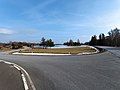 Intersection just west of Kaunissaare reservoir