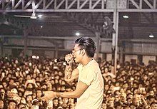 Oasix is performing in a concert in Yangon