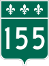 Route 155 marker