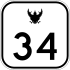 National Highway 34 shield}}