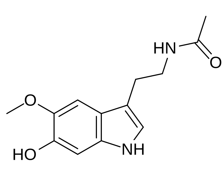 File:6-Hydroxymelatonin structure.svg