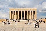 Anıtkabir, the mausoleum of Mustafa Kemal Atatürk in Ankara, Turkey