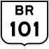 BR-101 Transcoastal Highway shield}}