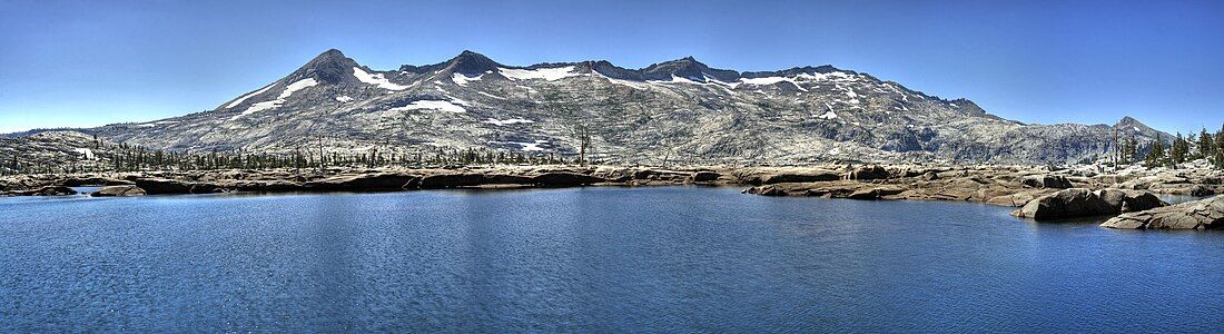 The Crystal Range as seen from Desolation Valley near Lake Aloha