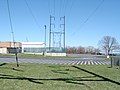 Abandoned K&T Right of Way, looking North just above Frankford Arsenal. Power lines followed the branch from Port Richmond to Tacony