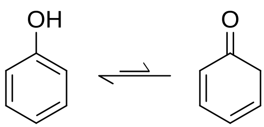 File:Phenol tautomers.svg