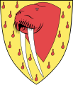 Coat of arms of the Norwegian island territory of Svalbard