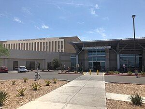 Main entrance at YRMC.