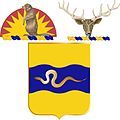 116th Cavalry (formerly 183rd Field Artillery) "Sine Mora" (Without Delay)