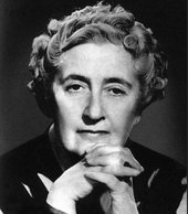 Agatha Christie, best selling crime novelist