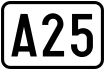 A25 shield}}