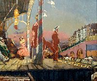 Brighton pierrots, Walter Sickert, 1915