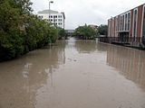 MacLeod Trail during the 2013 Alberta Floods