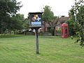 Red telephone box in Earls Colne along High Street