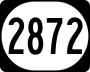 Kentucky Route 2872 marker