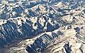 Aerial view of north aspect of Hunewill Peak (centered). Buckeye Creek Canyon in lower left.