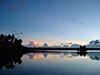 Sunset over Lake Tegano.